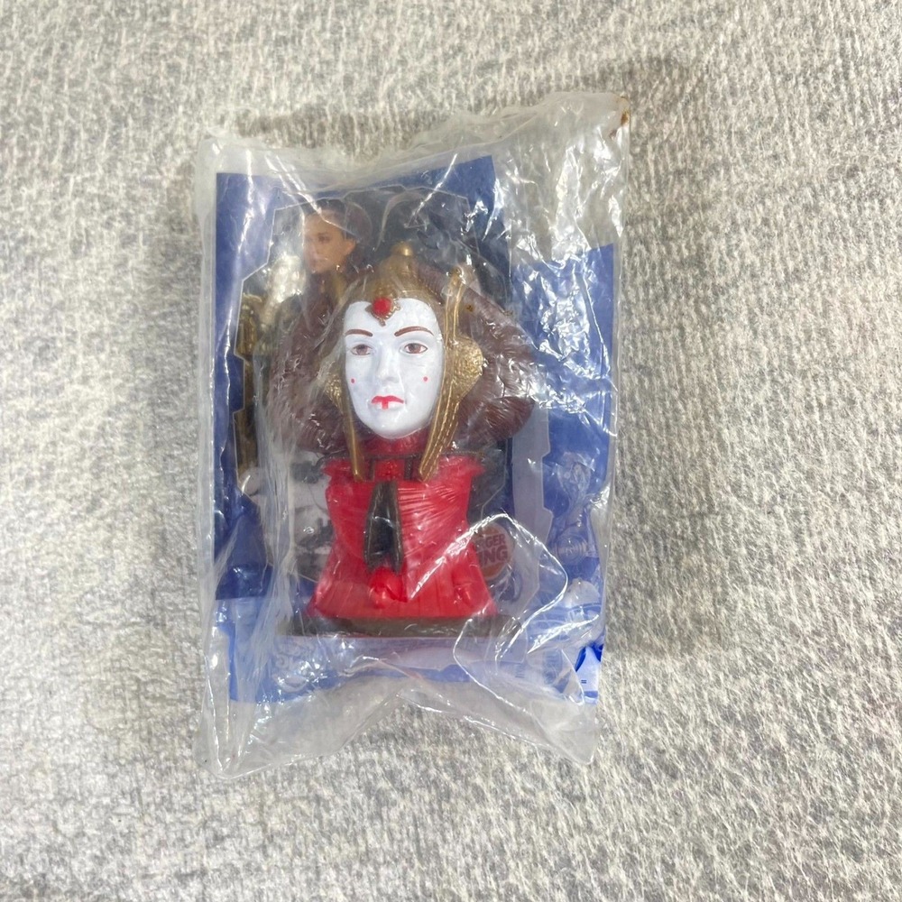 Burger King Star Wars‎ Queen Amidala Toy 2005 Complete the Saga Red Plastic NIP